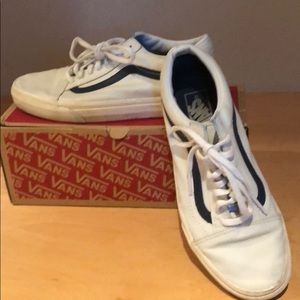 Old School Leather Vans 7.5